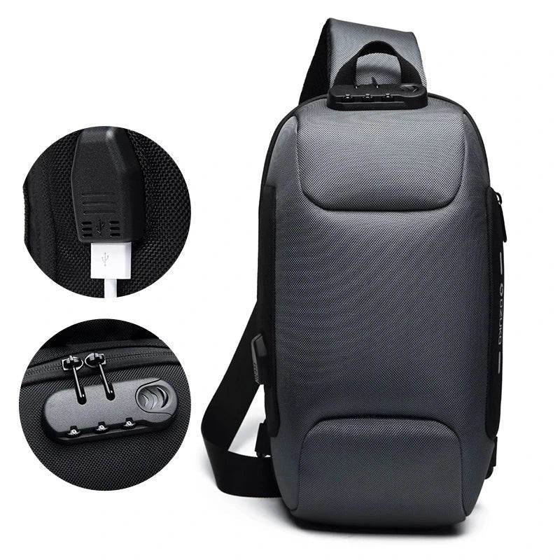 Anti-Theft Crossbody Charging Bag