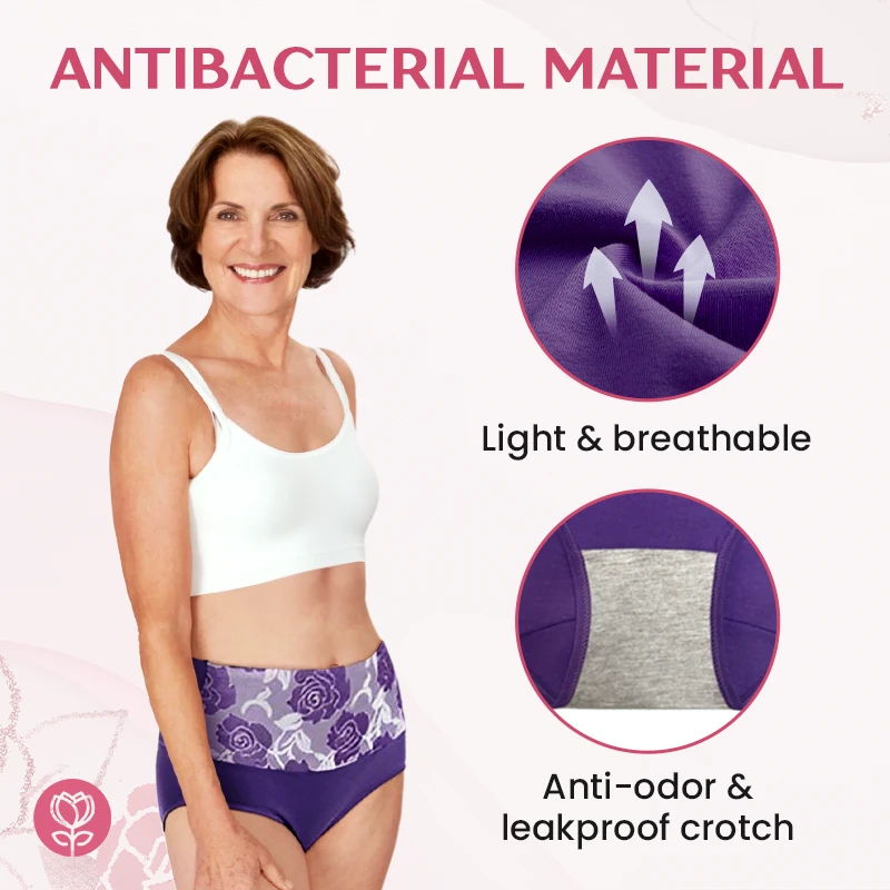 BloomyFit - High Waist Antibacterial Panties