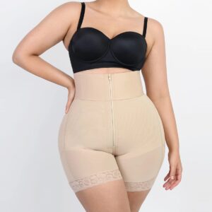 Boned High Waist Shaper Shorts