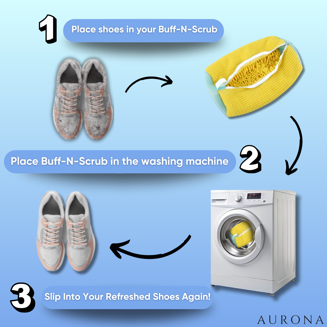 Buff-N-Scrub The Ultimate Shoe Protector & Cleaner in One