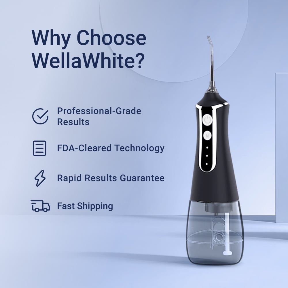 Clean & Healthy Gums With WellaWhite Water Flosser