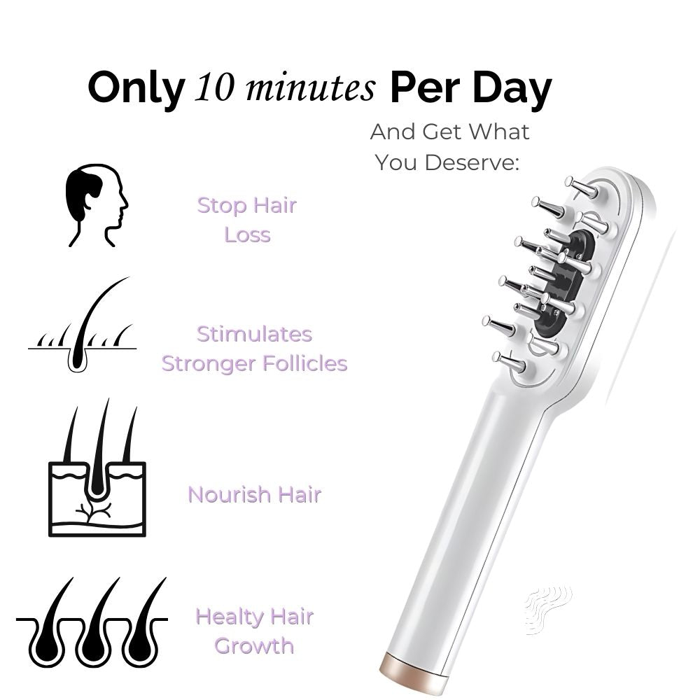 Hair Regrowth Stimulator Brush