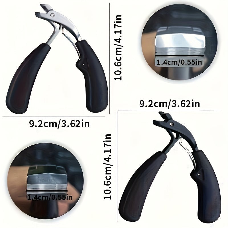 Hatmeo Modern Stainless Steel Large Opening Nail Clippers