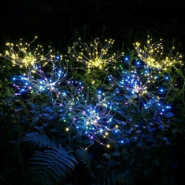 LAST DAY 70% OFF - Waterproof Solar Garden Fireworks Lamp