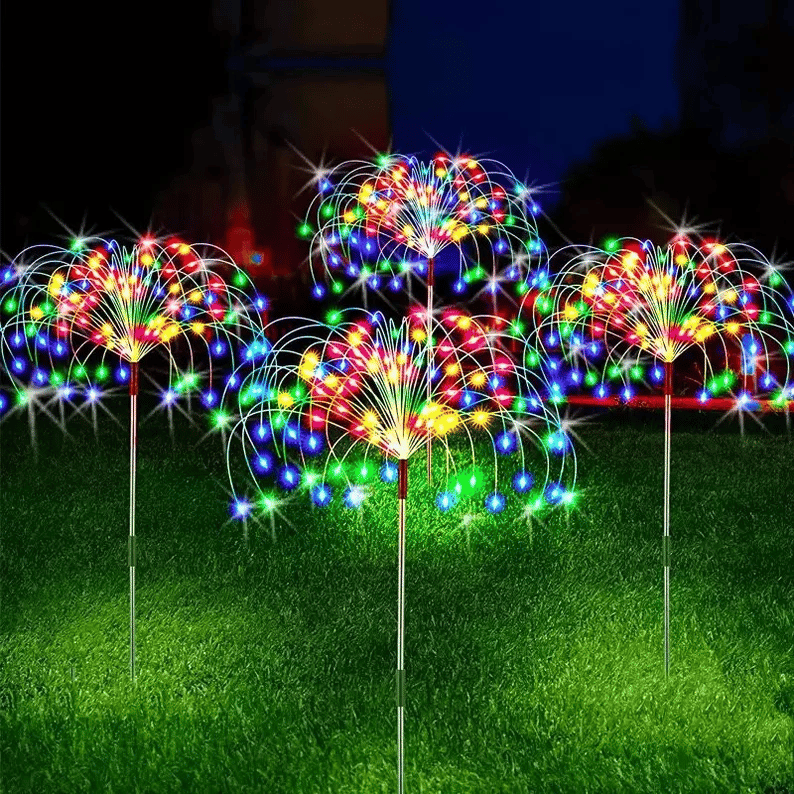 LAST DAY 70% OFF - Waterproof Solar Garden Fireworks Lamp