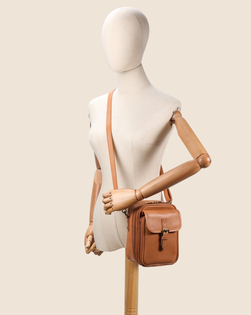 Last Day Discount 70% - Multifunction Small Crossbody Leather Bag