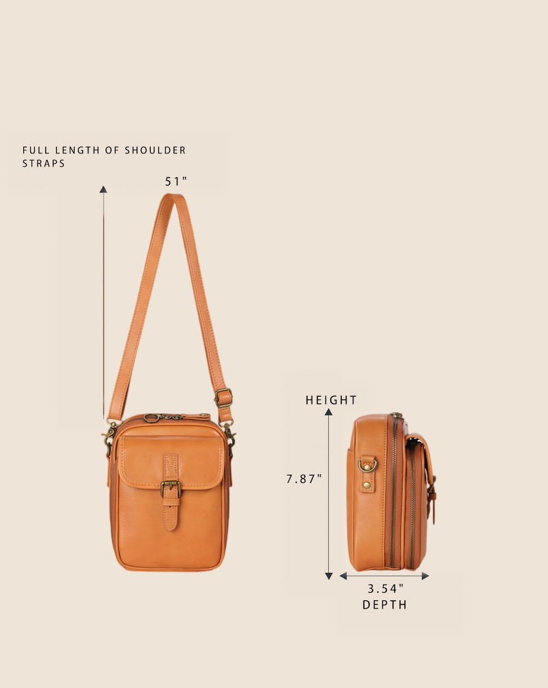 Last Day Discount 70% - Multifunction Small Crossbody Leather Bag