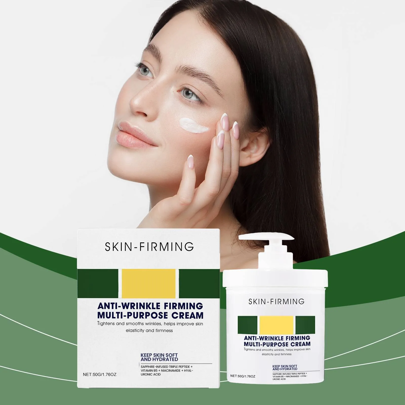 Last Day Discount 87% OFF - Advanced Firming & Wrinkle-Reducing Cream: Restore Skin Elasticity