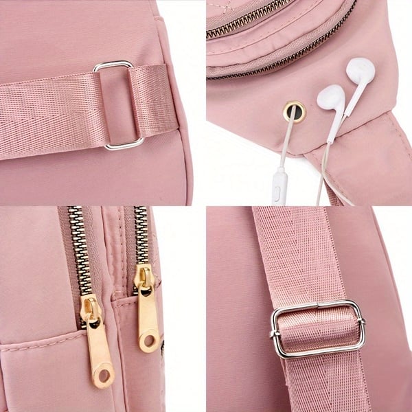 Last Day Sale 49% OFF - Anti-Theft Embroidery Solid Color Crossbody Bag for Daily Travel