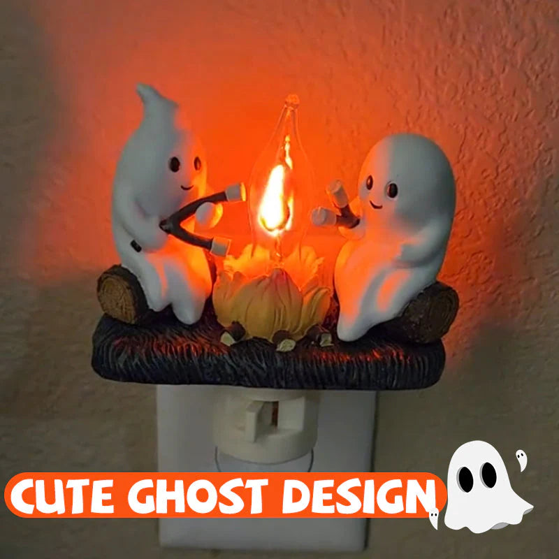 Last Day Sale Price | 2024 Ghost Campfire Flickering Nightlight