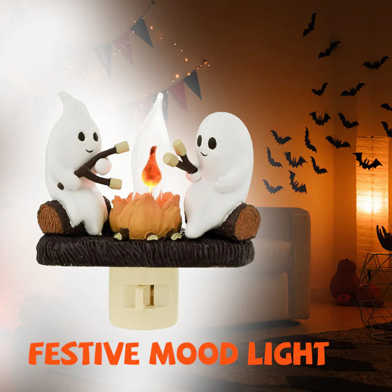 Last Day Sale Price | 2024 Ghost Campfire Flickering Nightlight