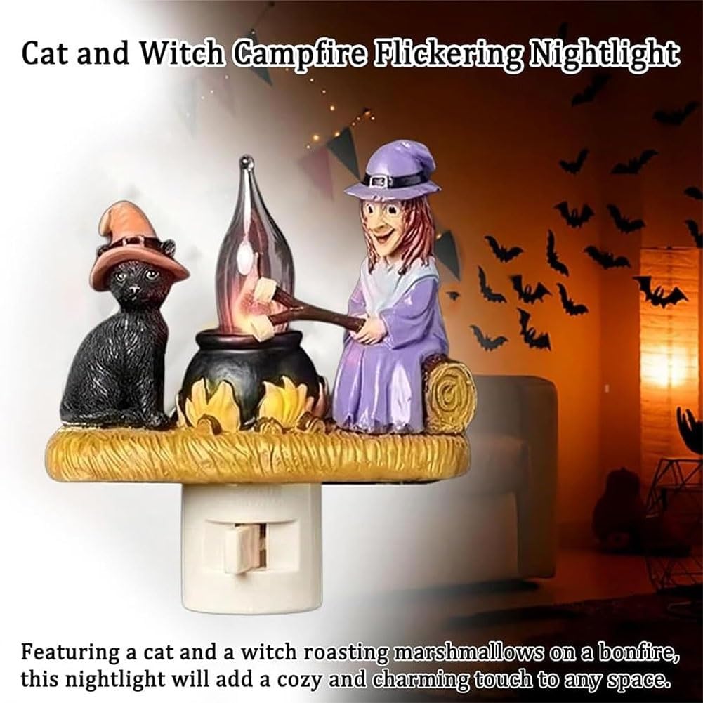 Last Day Sale Price | 2024 Ghost Campfire Flickering Nightlight