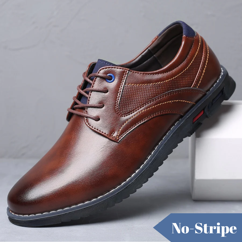 Lisse No-Stripe Orthopedic Dress Shoes