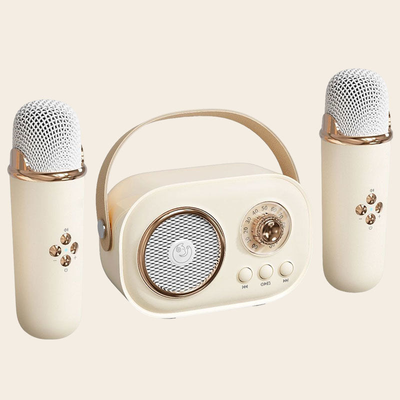 Mini Karaoke Machine Portable Bluetooth Speaker