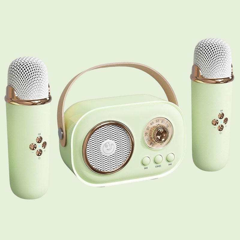 Mini Karaoke Machine Portable Bluetooth Speaker