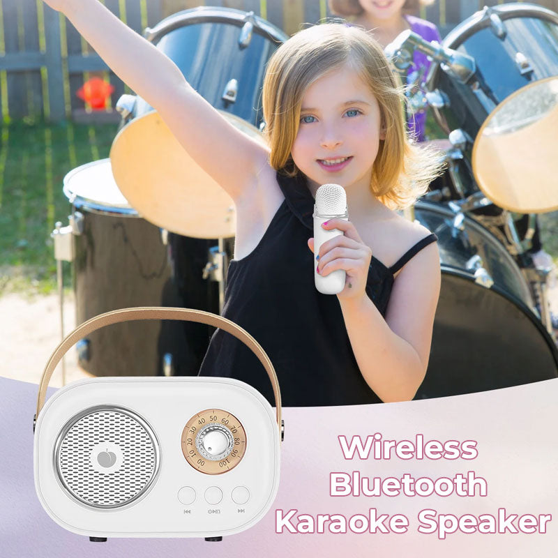 Mini Karaoke Machine Portable Bluetooth Speaker