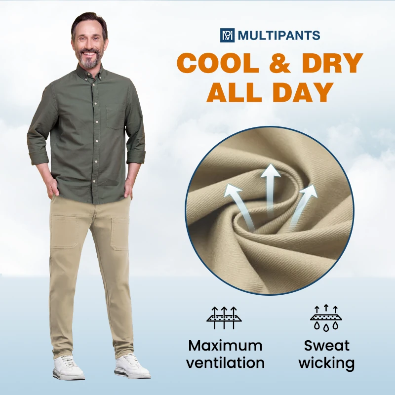 MultiPants - High Stretch Multi-pocket Durable Cargo Pants