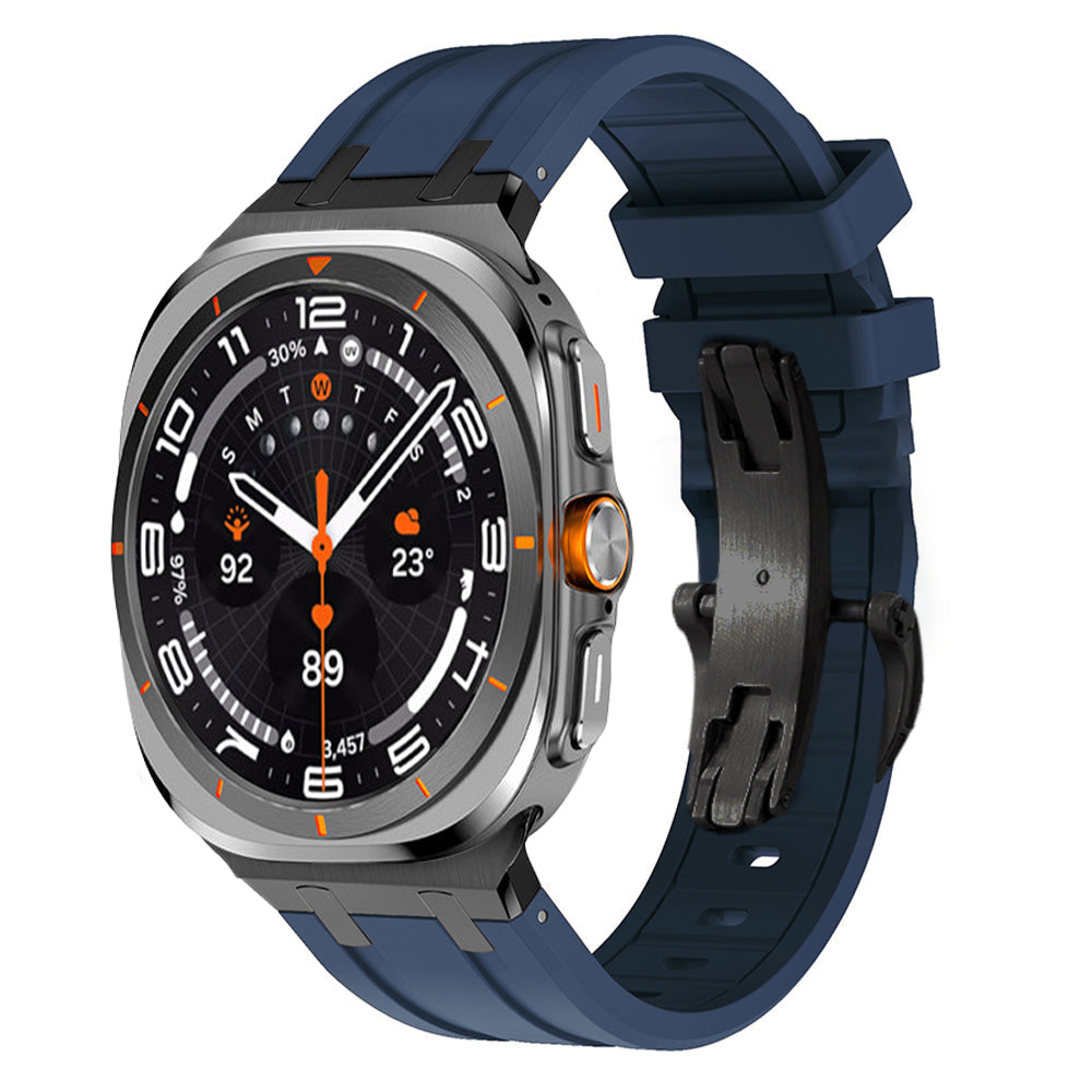 NEW AP Thick Silicone Band With Titanium Adapter For Samsung Watch Ultra