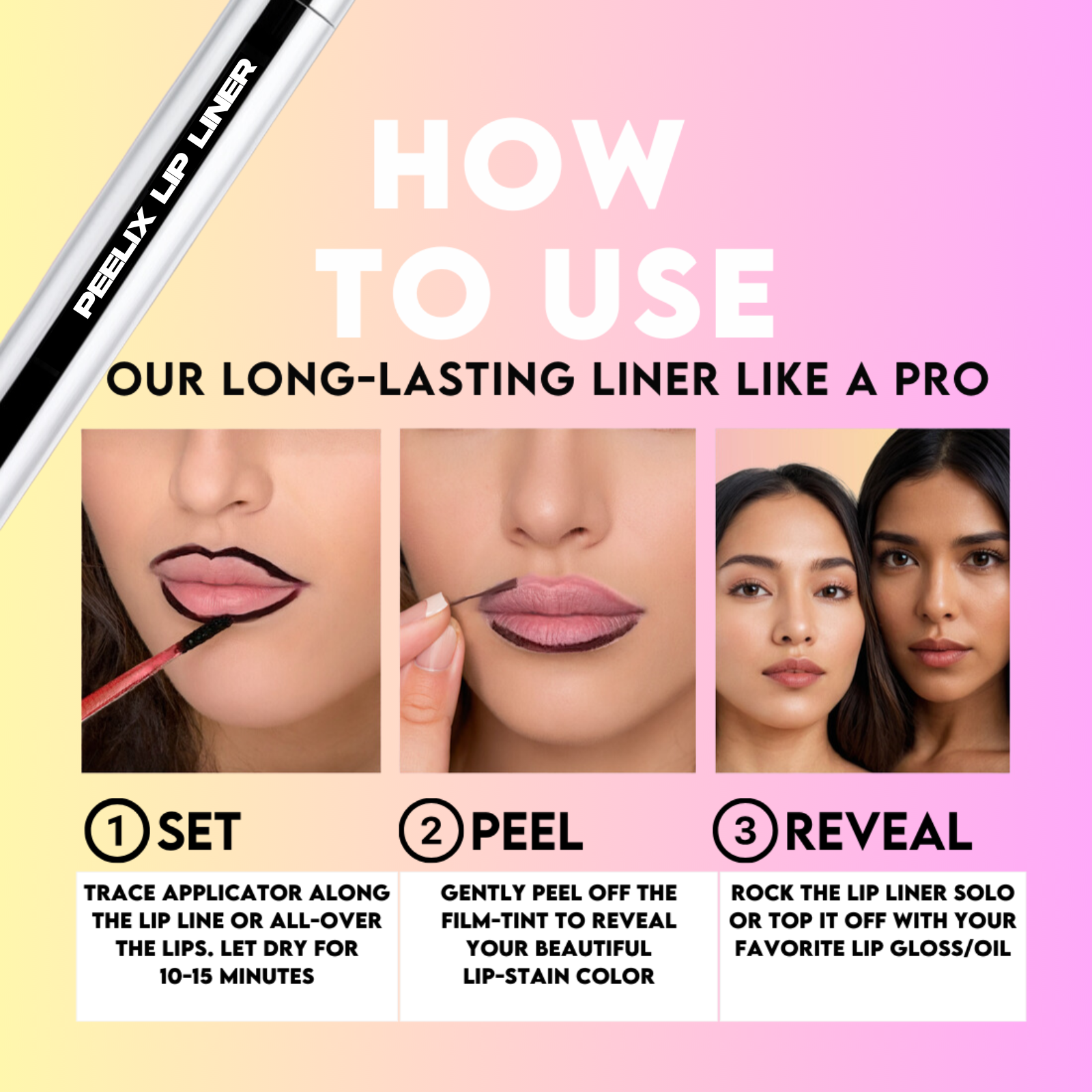 PEELIX Peel Off Lip Liner Stain