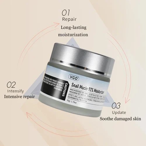 Snail Mucin 92% Moisturizer Daily Face Gel Cream