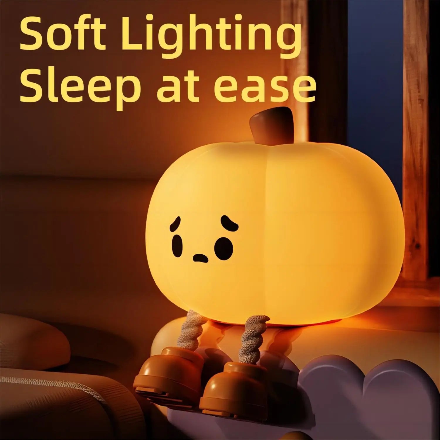 Snuggle up with the NexoVita Glow Pumpkin Lamp