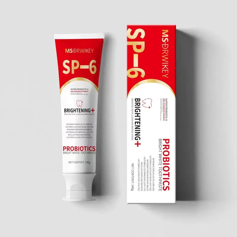 Super Probiotic - 6 Toothpaste with 6 Probiotics oalance Oral microbiota strength