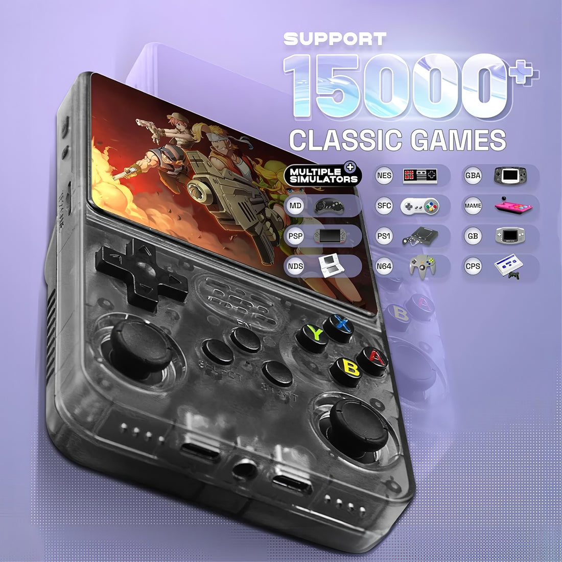 The Fastest Handheld Console - 15.000 Games - 3.5" IPS Screen