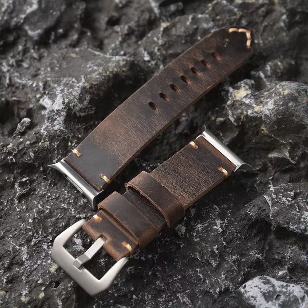 Vintage Leather Band For Samsung Watch Ultra