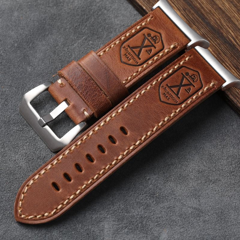 Vintage Leather Band For Samsung Watch Ultra