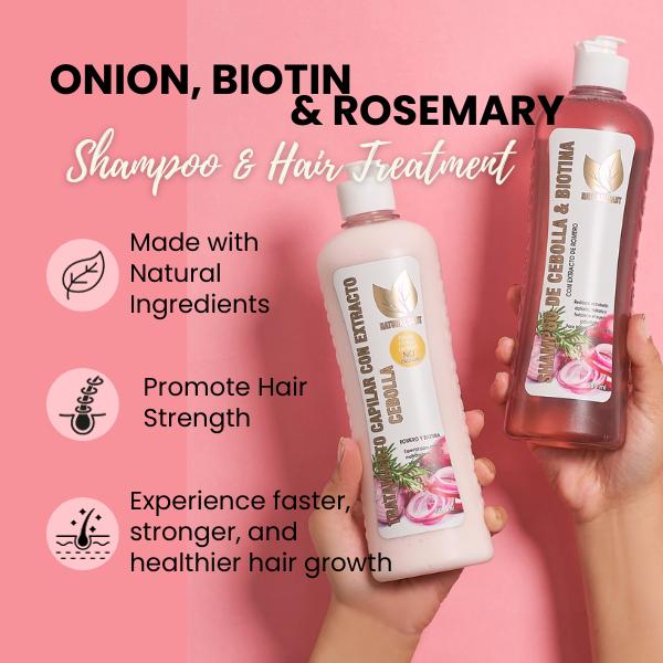 Zelora Onion & Biotin Colombian Haircare Set