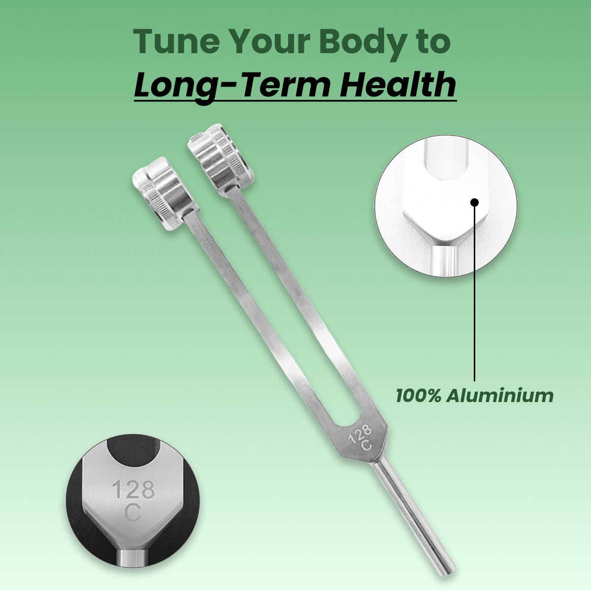 128Hz Healing Tuning Fork