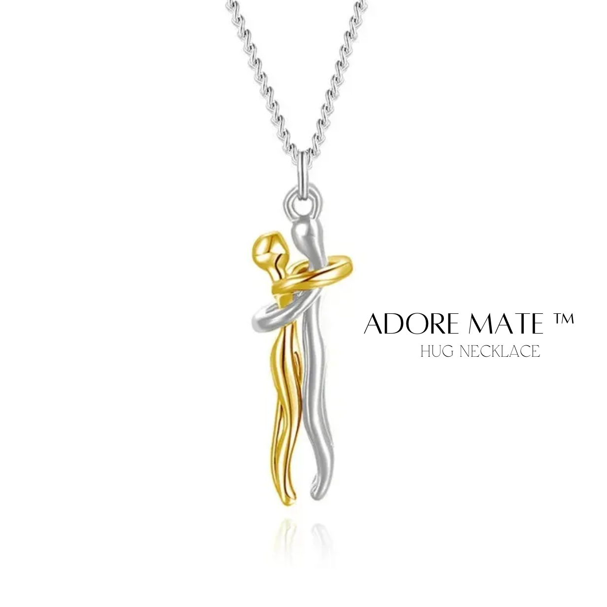 Adore Mate Hug Pendant Necklace