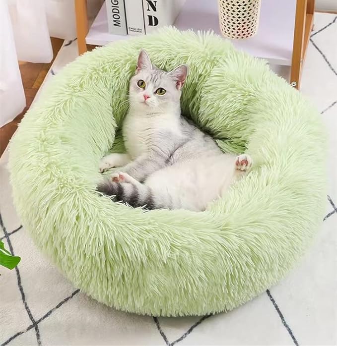 Anti-Anxiety Dog Bed: Calming Plush Bed for Dogs and Cats