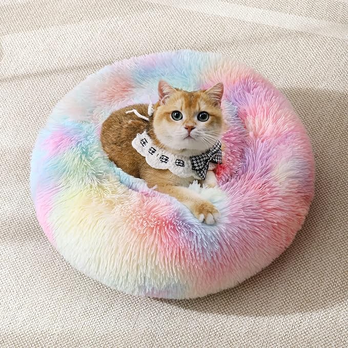 Anti-Anxiety Dog Bed: Calming Plush Bed for Dogs and Cats