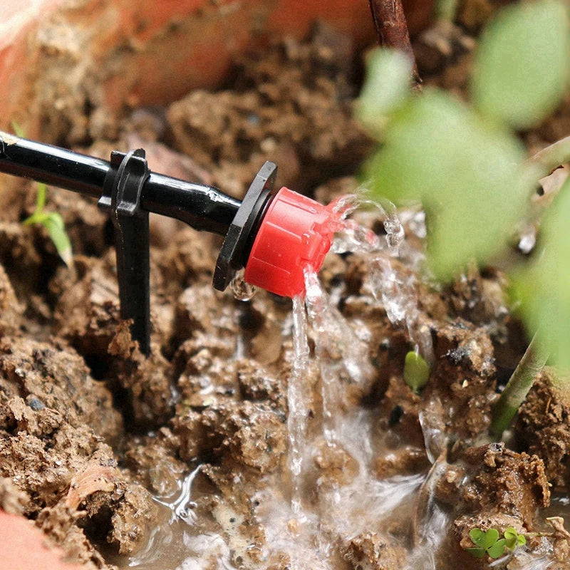 Automatic Drip Irrigation Kit with Adjustable Nozzles for Garden & Greenhouse