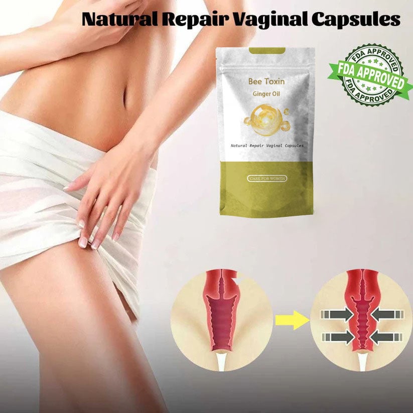 Bee Toxin Ginger Oil Natural Repair Lose Weigh Capsules