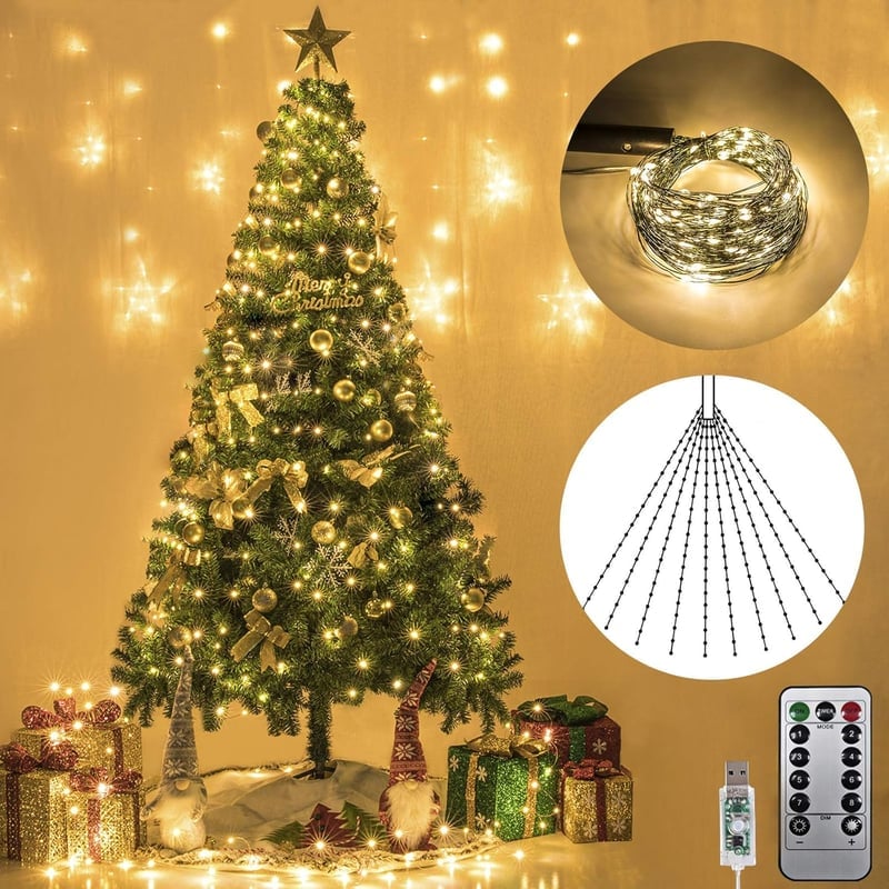 Christmas – 8 Modes 100-600 LED Firefly Twinkle String Lights