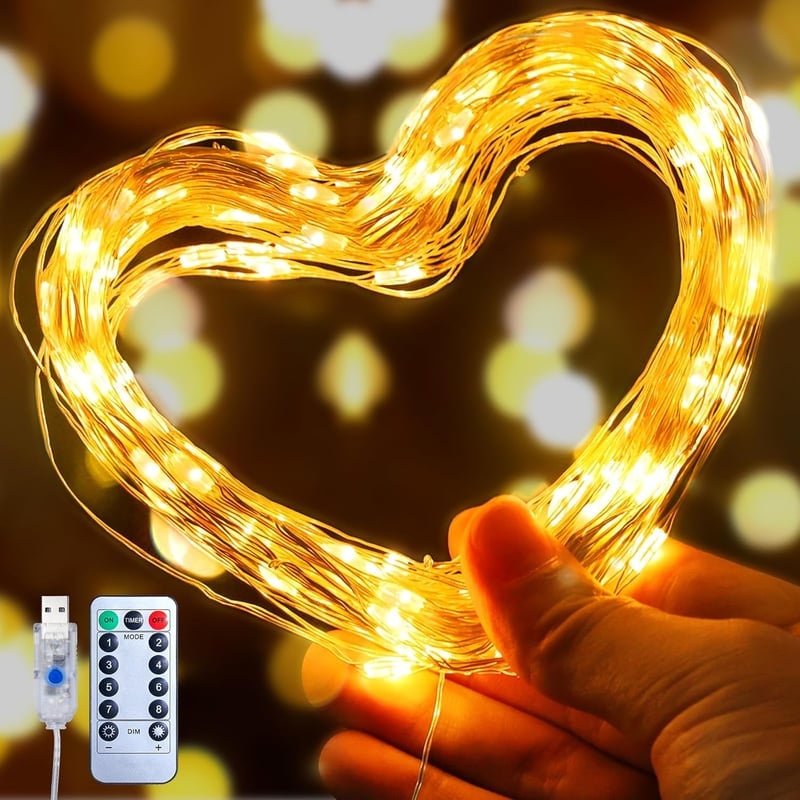 Christmas - 8 Modes 100-600 LED Firefly Twinkle String Lights