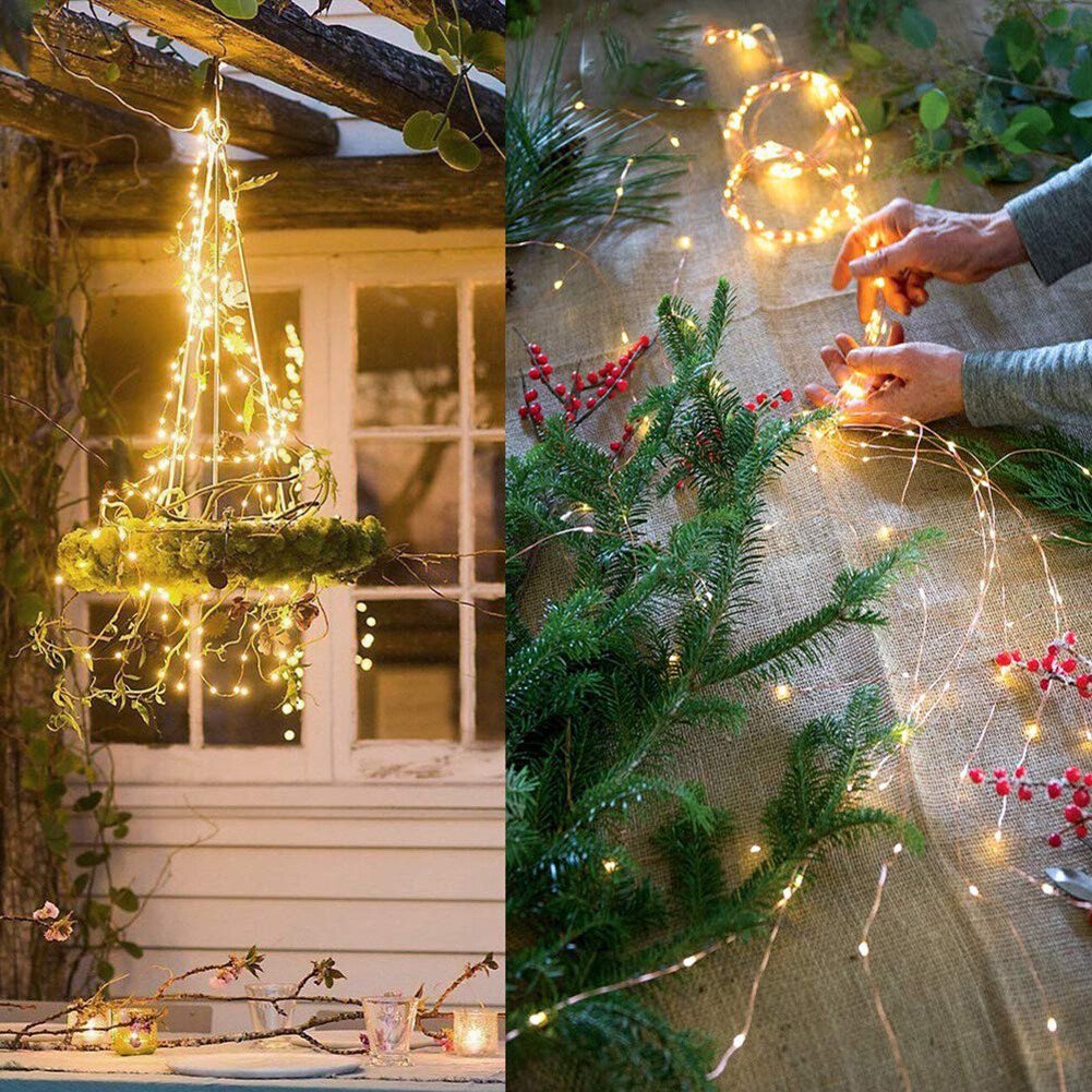 Christmas - 8 Modes 100-600 LED Firefly Twinkle String Lights