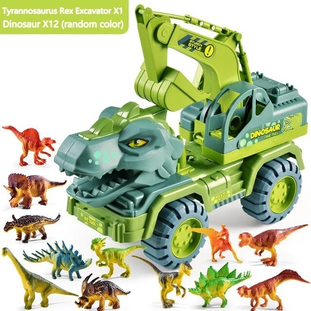 Christmas super sale (Buy 1 and get a 12-piece dinosaur kit) - Dinosaur Engineering Vehicle