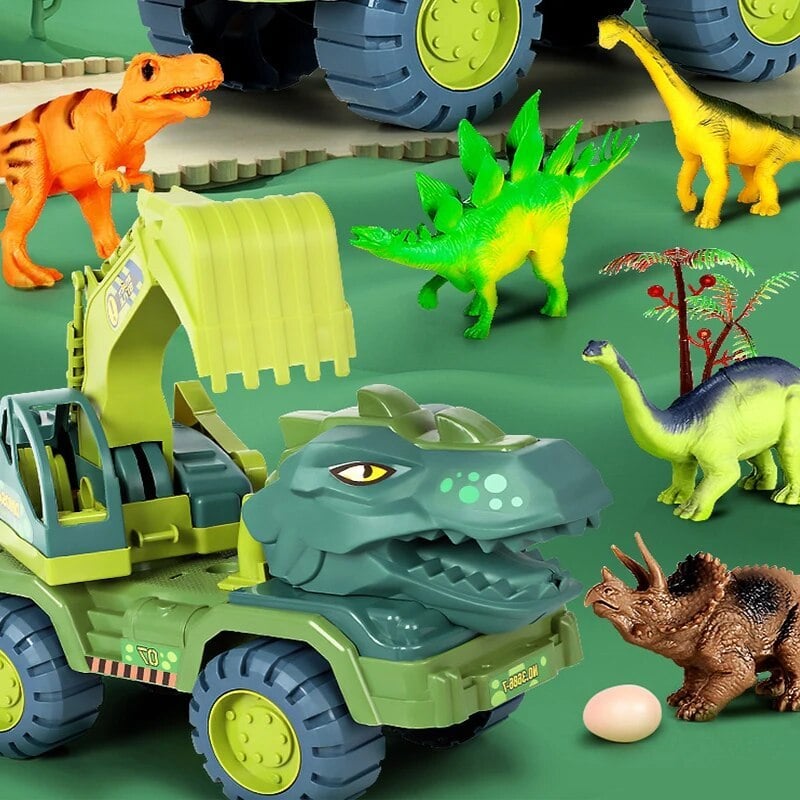 Christmas super sale (Buy 1 and get a 12-piece dinosaur kit) - Dinosaur Engineering Vehicle