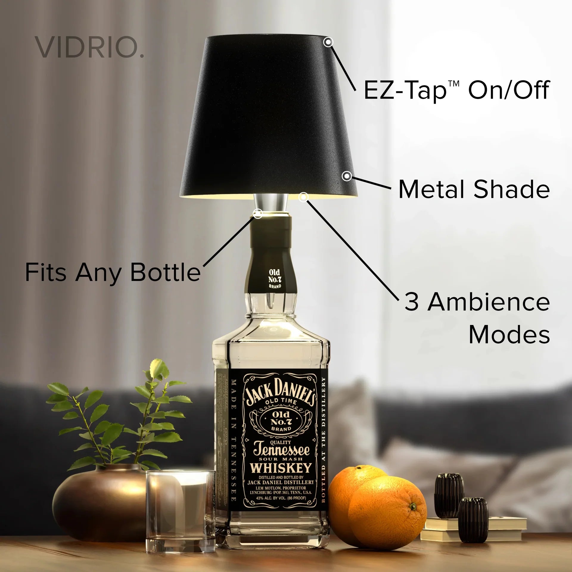 Claira Wireless Bottle Lamp