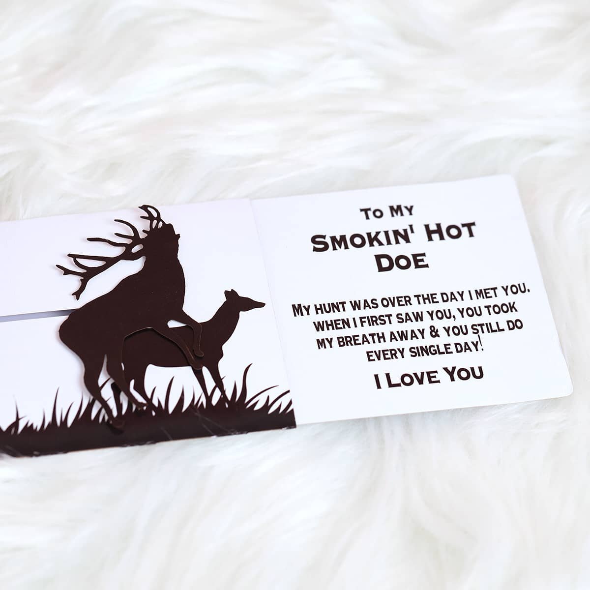 Deer Necklace | Slider Message Card