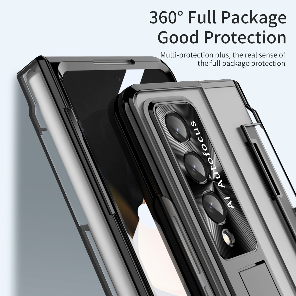 Enhanced Version of Armor Hinge Folding Shell Case For Samsung Galaxy Z Fold6/5/4/3