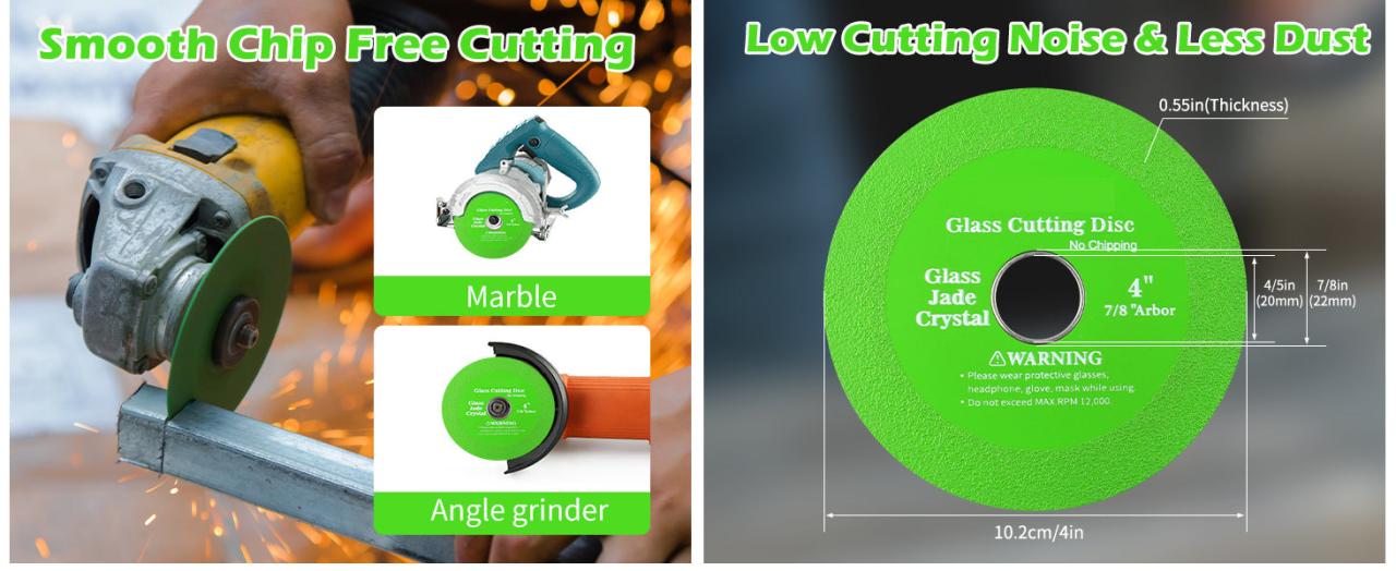 Glass Cutting Disc for Angle Grinder