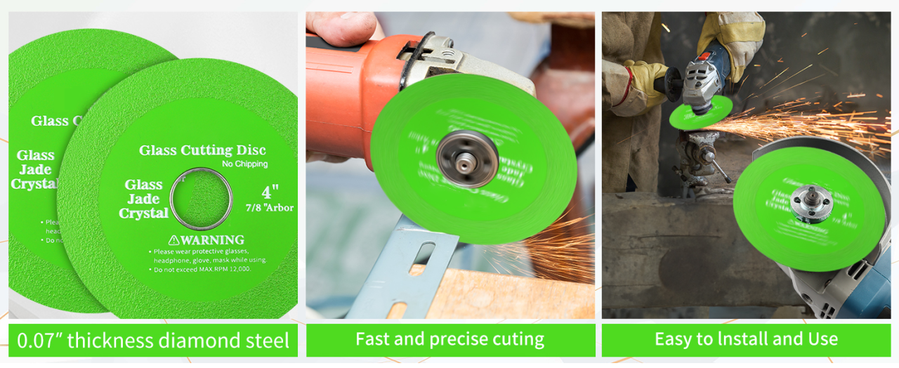 Glass Cutting Disc for Angle Grinder