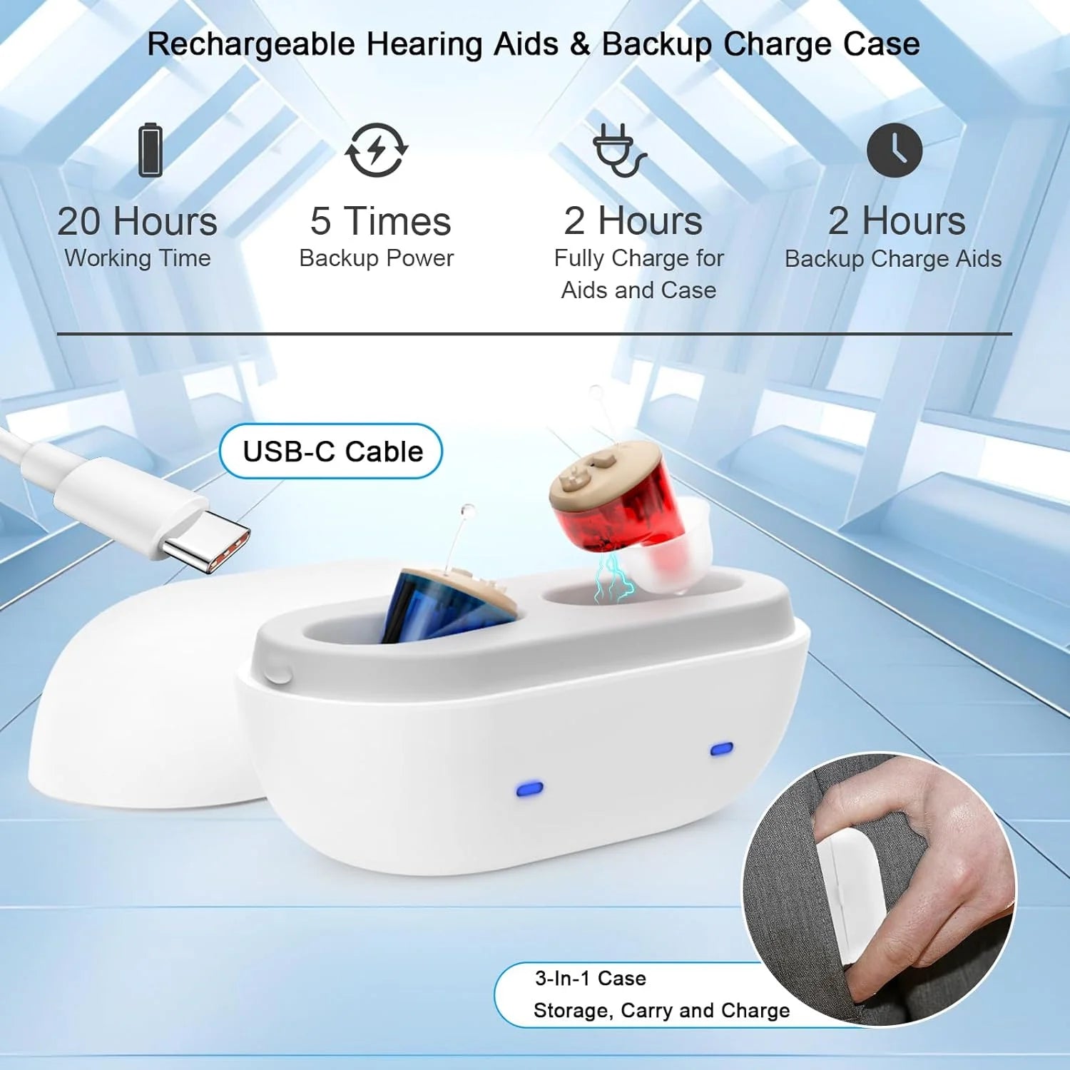 HeaSouls CIC Invisible Hearing Aid