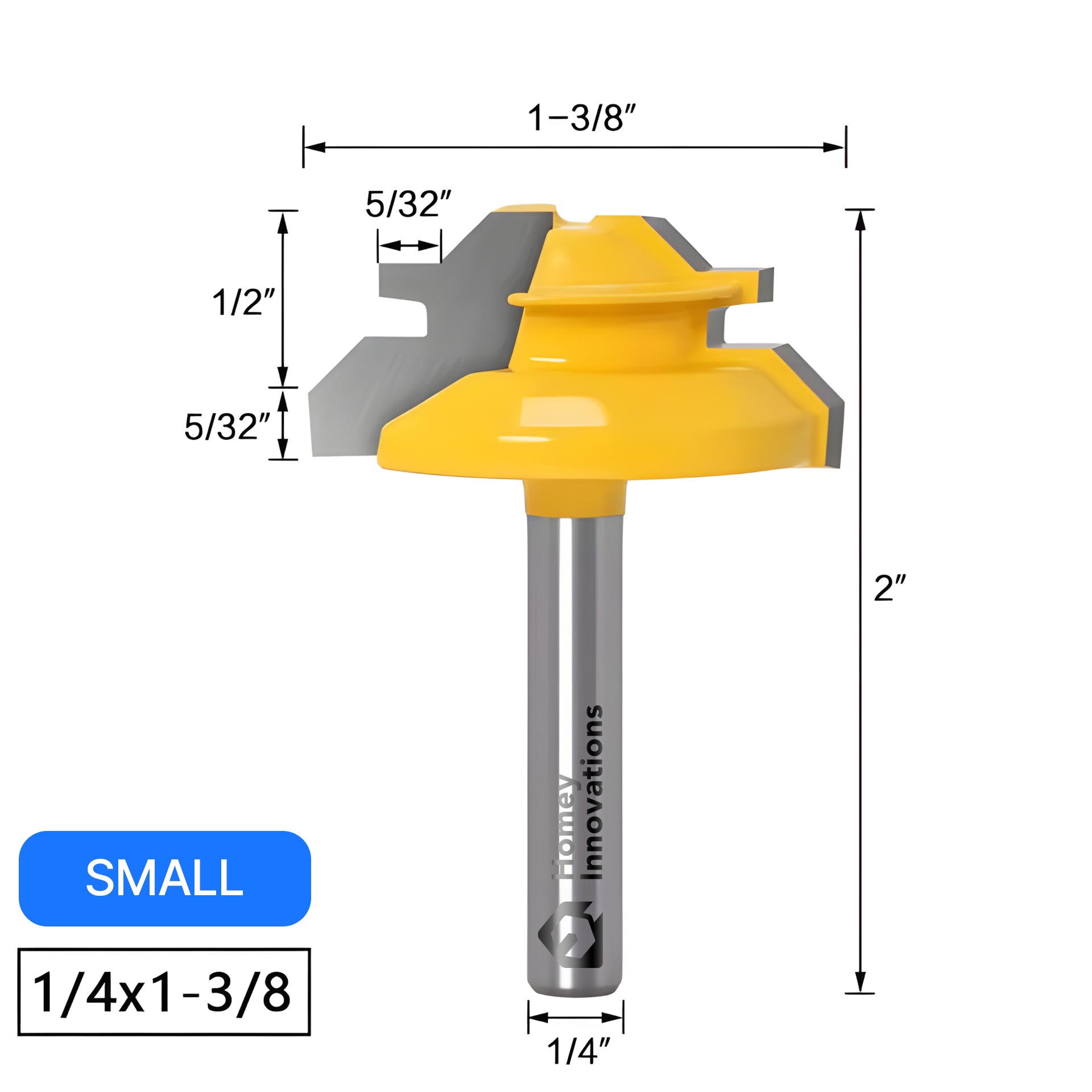 Homey Innovations Lock Miter Router Bit