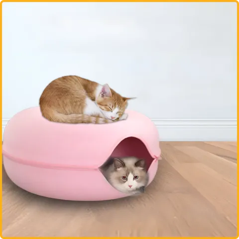 KittyHaven Donut Bed