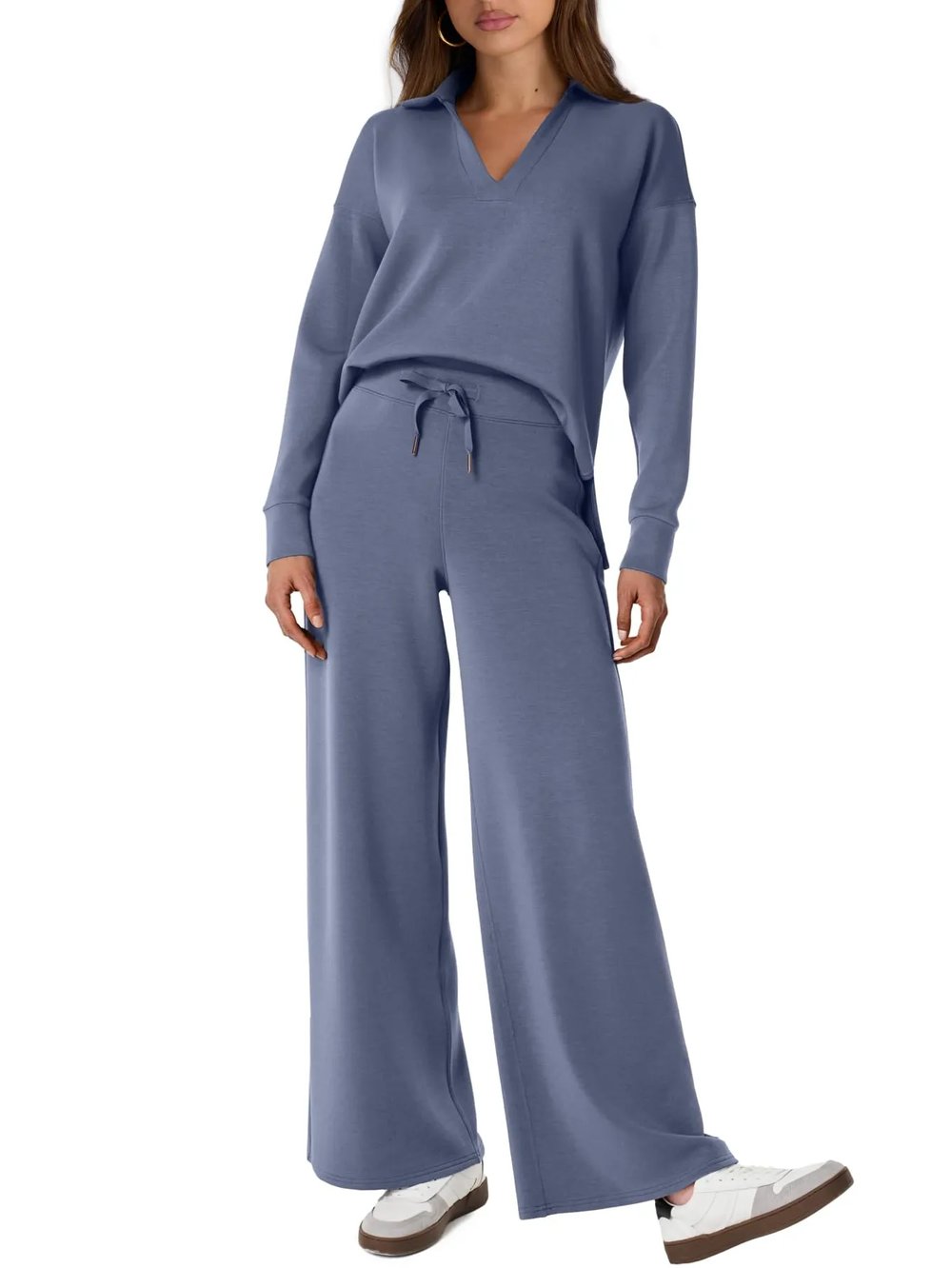 LAST DAY 70% OFF - Women's 2 Piece Sets Outfits Casual Long Sleeve Sweatsuits Sets